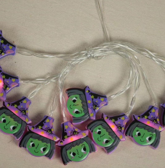 Wansheng Ghost Festival Atmosphere Festival LED Pumpkin Bat Decorative Lights