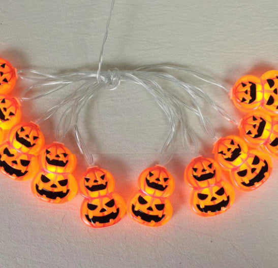 Wansheng Ghost Festival Atmosphere Festival LED Pumpkin Bat Decorative Lights